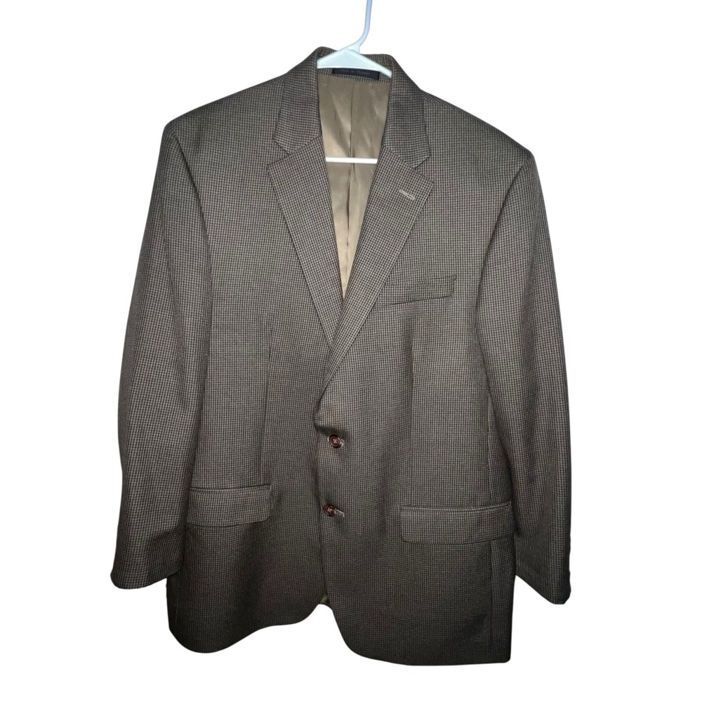 Lauren Ralph Lauren Men's Blazer Jacket Coat Brown Size 42‎ R Polyester Rayon